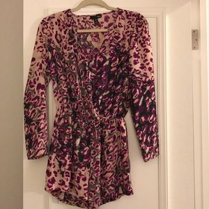 Pink floral romper from Bloomingdales